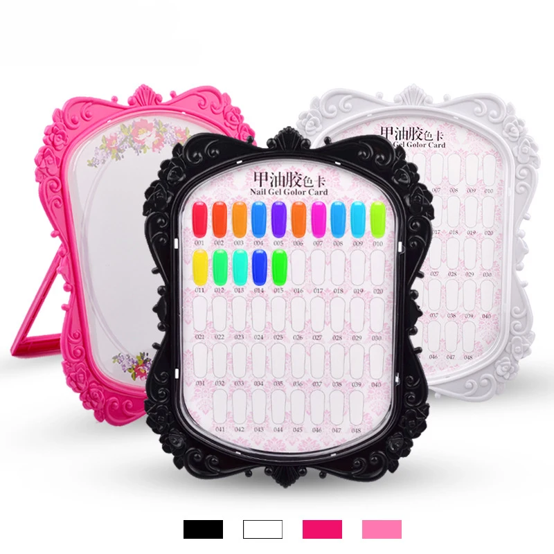 1 Set Double-sided 48 Tips Nail Gel Polish Color Card Nail Display Full Color Rack Card Boards 4 Colors Practice Show Case Books
1 Set Double-sided 48 Tips Nail Gel Polish Color Card Nail Display Full Color Rack Card Boards 4 Colors Practice Show Case Books