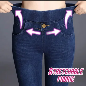 Thermal Fleece Denim Jeggings High-waisted High Stretch Women Skinny Jeans Trousers J55
Thermal Fleece Denim Jeggings High-waisted High Stretch Women Skinny Jeans Trousers J55