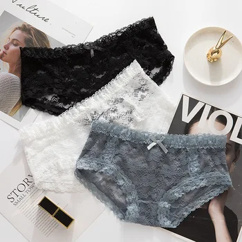 Woman Panties 2020 New Seamless Elasticity Holllow Out Underpants Comfortable Breathable Transparent Lace Female Sexy Underwear
Woman Panties 2020 New Seamless Elasticity Holllow Out Underpants Comfortable Breathable Transparent Lace Female Sexy Underwear