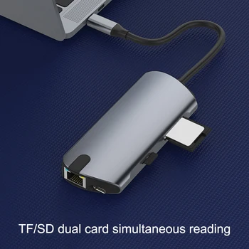 7-in-1 Adapter Type-C to USB 3.0 Hub HDMI Adapter 5-port Adapter 4K HDMI Output Port Hub For Apple New MacBook/iMac Mini iMac
7-in-1 Adapter Type-C to USB 3.0 Hub HDMI Adapter 5-port Adapter 4K HDMI Output Port Hub For Apple New MacBook/iMac Mini iMac