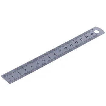 HOT-15cm 6 Inch Stainless Metal Ruler Measuring Tool
HOT-15cm 6 Inch Stainless Metal Ruler Measuring Tool