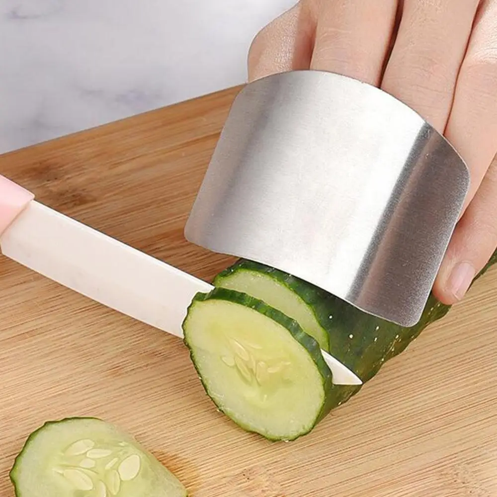 

Stainless Steel Chopping Hand Guards Multi-Purpose Anti-Cutting Hand Guards Practical Kitchen Gadgets To Prevent Injuries