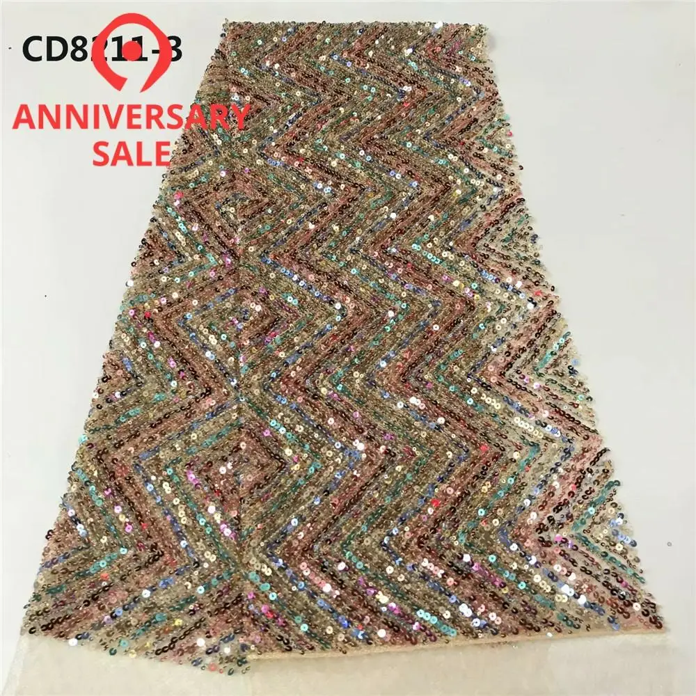 The latest unique Italy fashion design organza lace fabric with sequin women cloth
The latest unique Italy fashion design organza lace fabric with sequin women cloth