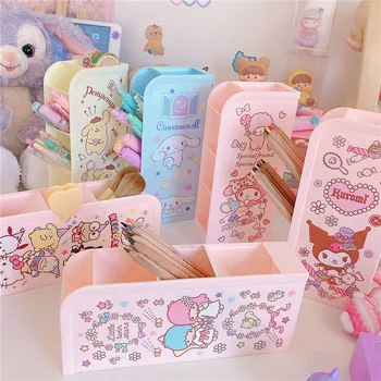 Creative Melody Kuromi 4 Grid Desktop Organizer Pen Holder Makeup Storage Box School Office Accessories Stationery
Creative Melody Kuromi 4 Grid Desktop Organizer Pen Holder Makeup Storage Box School Office Accessories Stationery