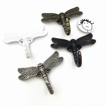 LCH Artistic Creative dragonfly shaped Clothes Hook Clothes Hanger Zinc Alloy Hook Cabinet Pull Door hardware Matt Silver Hook
LCH Artistic Creative dragonfly shaped Clothes Hook Clothes Hanger Zinc Alloy Hook Cabinet Pull Door hardware Matt Silver Hook