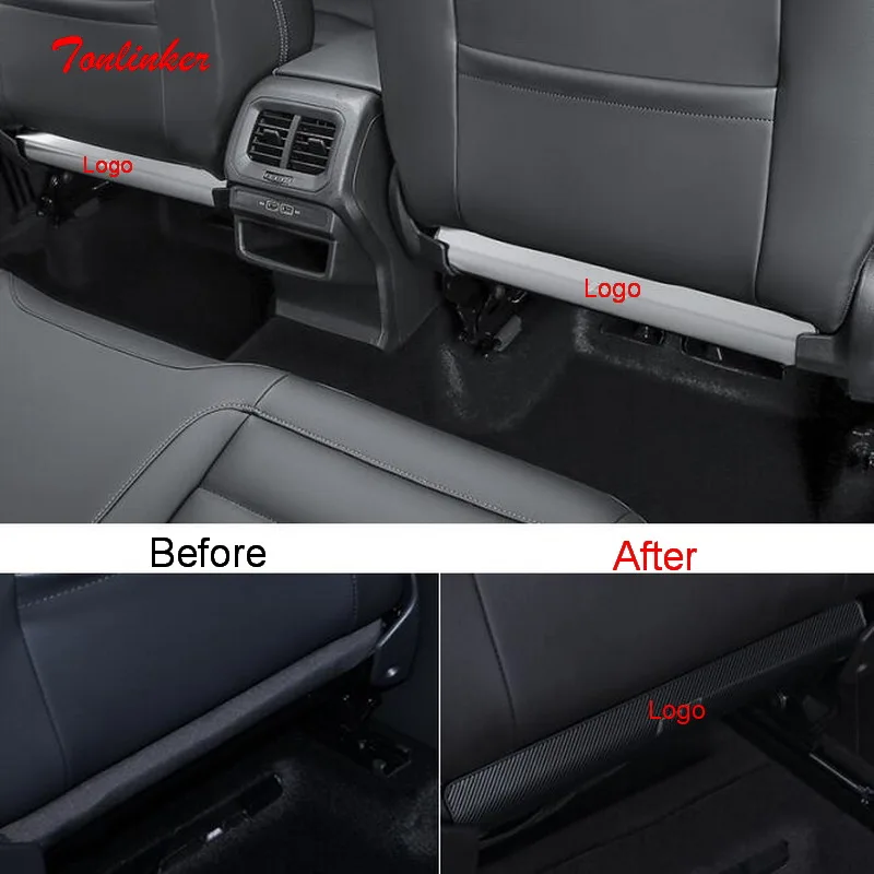 Tonlinker Interior Seat Anit-Dirty Pad For Volkswagen TERAMONT Covers 2017-20 Car styling 5 Pcs Stainless steel Cover stickers
Tonlinker Interior Seat Anit-Dirty Pad For Volkswagen TERAMONT Covers 2017-20 Car styling 5 Pcs Stainless steel Cover stickers