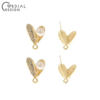 Cordial Design 50Pcs 13*18MM Jewelry Accessories/Earring Findings/Imitation Pearl/Heart Shape/Hand Made/Earrings Stud/DIY Making
Cordial Design 50Pcs 13*18MM Jewelry Accessories/Earring Findings/Imitation Pearl/Heart Shape/Hand Made/Earrings Stud/DIY Making