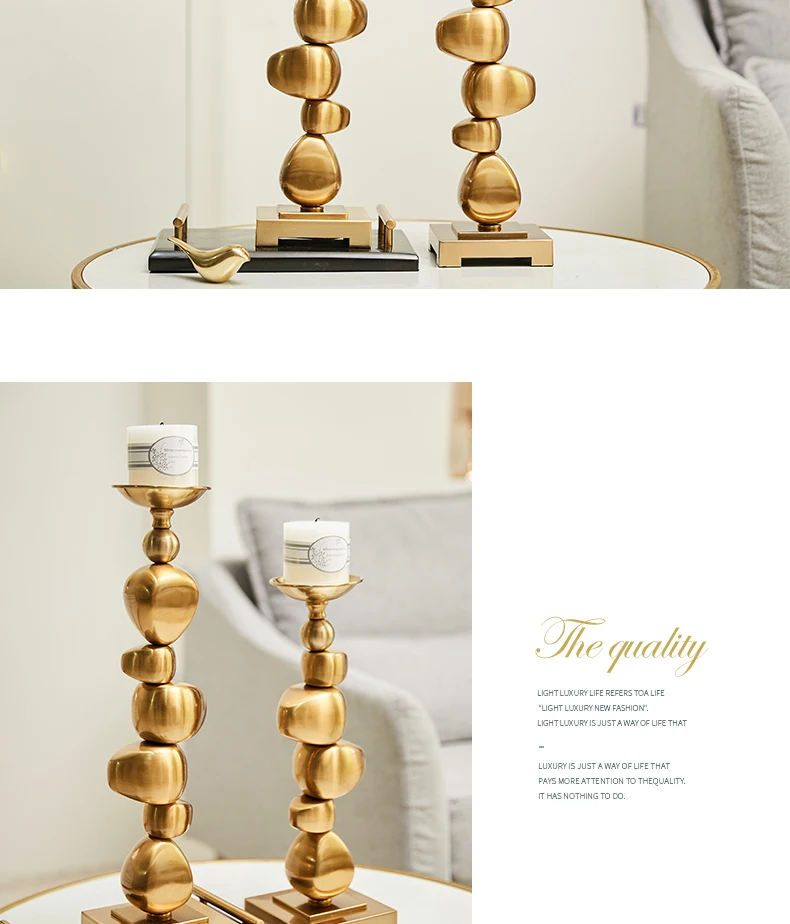 Luxtry Stacking Irregular Geometric Metal Blocks Ornament Candlestick Holder For Dining Table Wedding Christmas Home Decoration Luxtry Stacking Irregular Geometric Metal Blocks Ornament Candlestick Holder For Dining Table Wedding Christmas Home Decoration