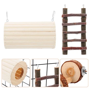 3 Pcs/set Hamster Chew Toy Wooden Guinea Pig Rat Chinchillas Toy Teeth Care Molar Tunnel Ladder Nest Toy For Rabbits Gerbils
3 Pcs/set Hamster Chew Toy Wooden Guinea Pig Rat Chinchillas Toy Teeth Care Molar Tunnel Ladder Nest Toy For Rabbits Gerbils