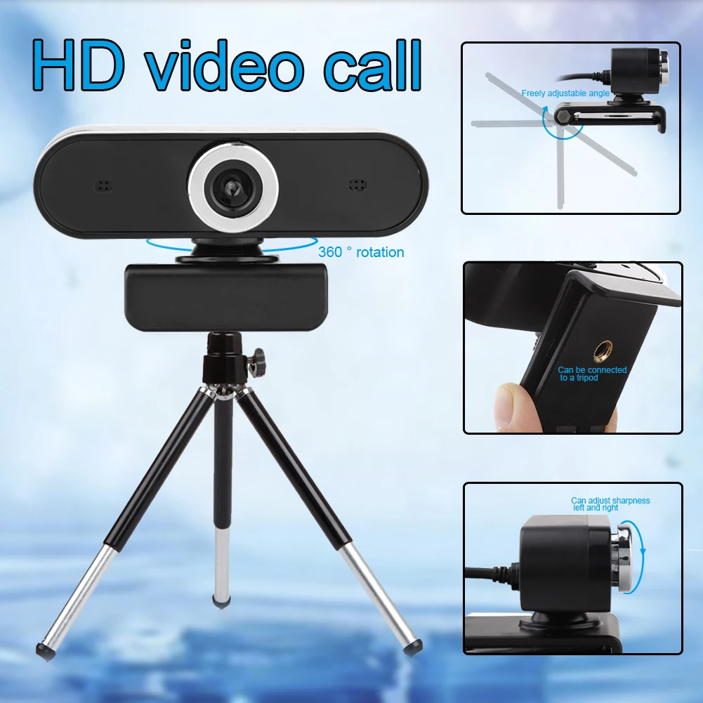 Webcam 0.3 Million 480P High Definition Camera Web Cam 360 Degree Webcam USB MIC Clip-on for Laptop Desktop Computer Accessory
Webcam 0.3 Million 480P High Definition Camera Web Cam 360 Degree Webcam USB MIC Clip-on for Laptop Desktop Computer Accessory