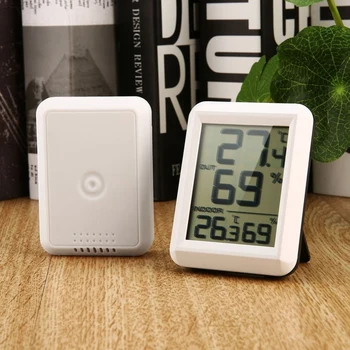 2018 New Digital LCD Wireless Thermometer Hygrometer with Transmitter Temperature 
2018 New Digital LCD Wireless Thermometer Hygrometer with Transmitter Temperature