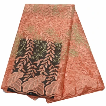2020 High Quality French lace Fabrics Latest Nigerian Tulle Lace Fabric Europe And American Fashion Fabric With Beads Stone
2020 High Quality French lace Fabrics Latest Nigerian Tulle Lace Fabric Europe And American Fashion Fabric With Beads Stone