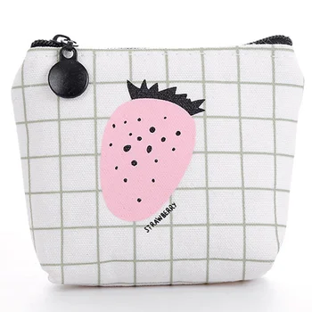 New arrivial Fashion simple melon canvas purse wallet color cartoon strawberry pattern large capacity card pack key bag
New arrivial Fashion simple melon canvas purse wallet color cartoon strawberry pattern large capacity card pack key bag