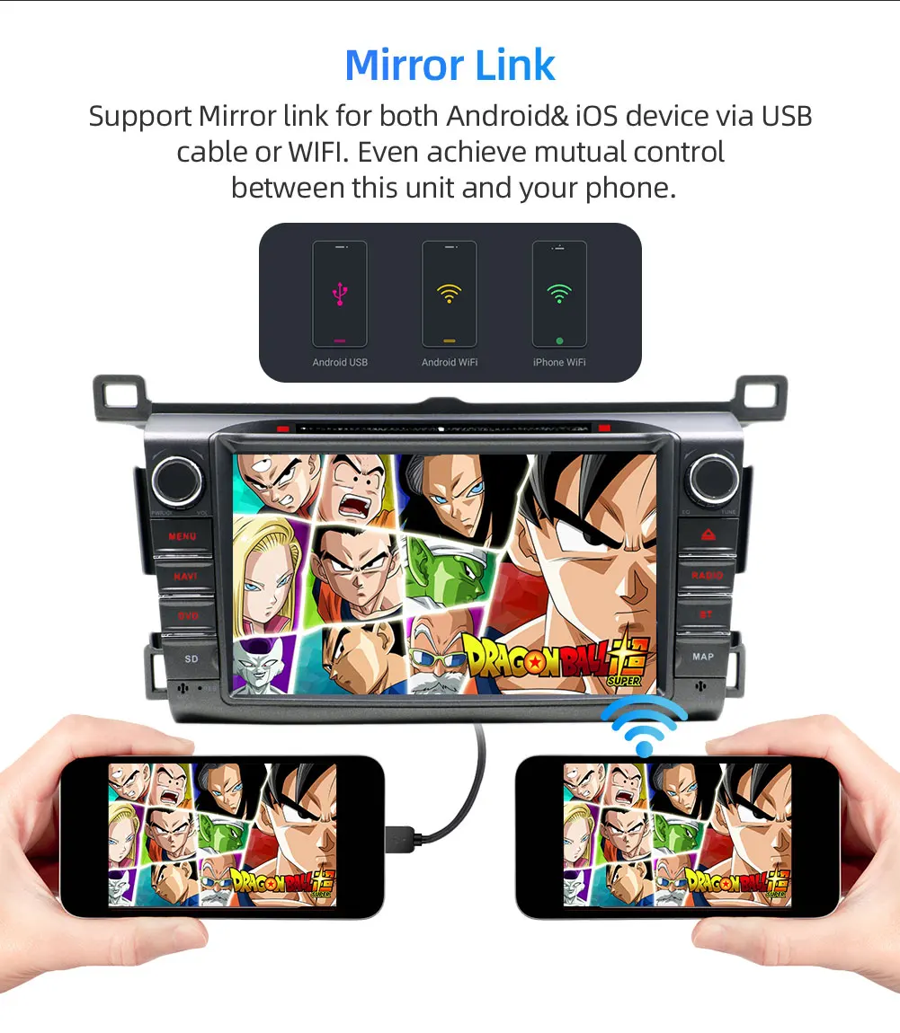 Cheap PX6 Car GPS DVD Player For TOYOTA RAV4 2013 2014 2015 Car Multimedia Audio Video Stereo Wifi SWC Bluetooth HDMI AMP 7851 20