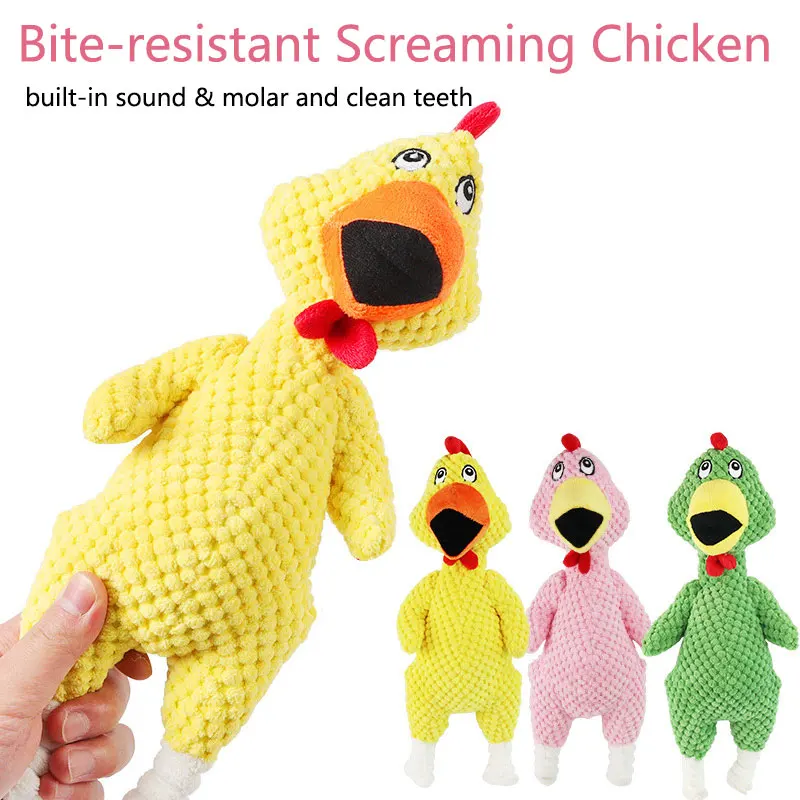 Dog Chewing Toys Molar Squawking Chickens Playful Vocal Pet Supplies Funny Outdoor Puppy Interactive Plush Soft Toy Dog Training
Dog Chewing Toys Molar Squawking Chickens Playful Vocal Pet Supplies Funny Outdoor Puppy Interactive Plush Soft Toy Dog Training