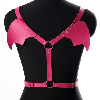 Body Harness Leather Lingerie Belt Bra Pastel Goth Shoulder Wing Crop Top Sexy Suspender Hot Pink Party Plus Size Women Strap
Body Harness Leather Lingerie Belt Bra Pastel Goth Shoulder Wing Crop Top Sexy Suspender Hot Pink Party Plus Size Women Strap