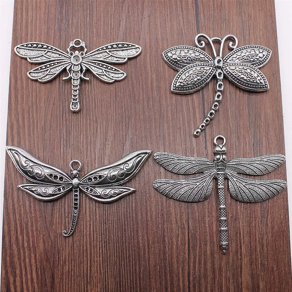2pcs/lot Charms Dragonfly DIY Jewelry Findings For Jewelry Making Accessories Antique Silver Plated Big Dragonfly Charms 
2pcs/lot Charms Dragonfly DIY Jewelry Findings For Jewelry Making Accessories Antique Silver Plated Big Dragonfly Charms