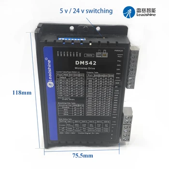 Original Leadshine DM542-V3.0 57 Stepper Motor Driver NEMA23 Stepper Motor Driver NEMA17 Stepper Motor Driver
Original Leadshine DM542-V3.0 57 Stepper Motor Driver NEMA23 Stepper Motor Driver NEMA17 Stepper Motor Driver