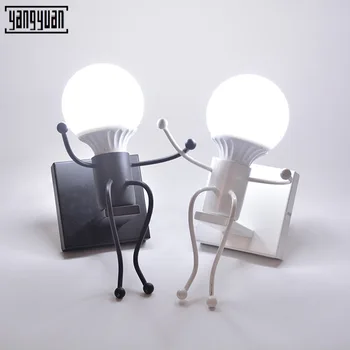 Bedroom Light Creative Wall Lamp Modern Led Lamps Wall Lights for Home Living Room Decoration Nordic Little Man Light Fixture
Bedroom Light Creative Wall Lamp Modern Led Lamps Wall Lights for Home Living Room Decoration Nordic Little Man Light Fixture