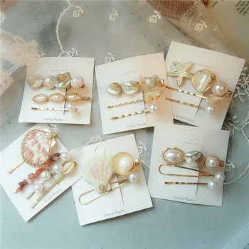 Fashion Sea Starfish Hair Clips For Women Girls Shell Pearl Hairpins Barrettes Sweet Beach Headwear Hair Accessories
Fashion Sea Starfish Hair Clips For Women Girls Shell Pearl Hairpins Barrettes Sweet Beach Headwear Hair Accessories