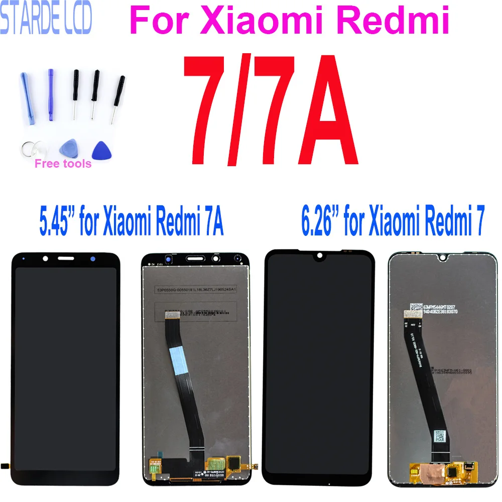 6.26" LCD Display For Xiaomi Redmi 7 5.45''7A Touch Screen Digitizer Assembly Replacement Repair Parts Dropshipping With Frame
6.26" LCD Display For Xiaomi Redmi 7 5.45''7A Touch Screen Digitizer Assembly Replacement Repair Parts Dropshipping With Frame