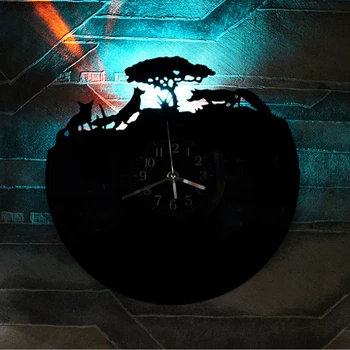 LED Light Wolf Wall Clock Howling Wolf Wall Art Decorative Clock Modern Wolf Watch Vintage Vinyl Record Clock Wildlife Gift
LED Light Wolf Wall Clock Howling Wolf Wall Art Decorative Clock Modern Wolf Watch Vintage Vinyl Record Clock Wildlife Gift