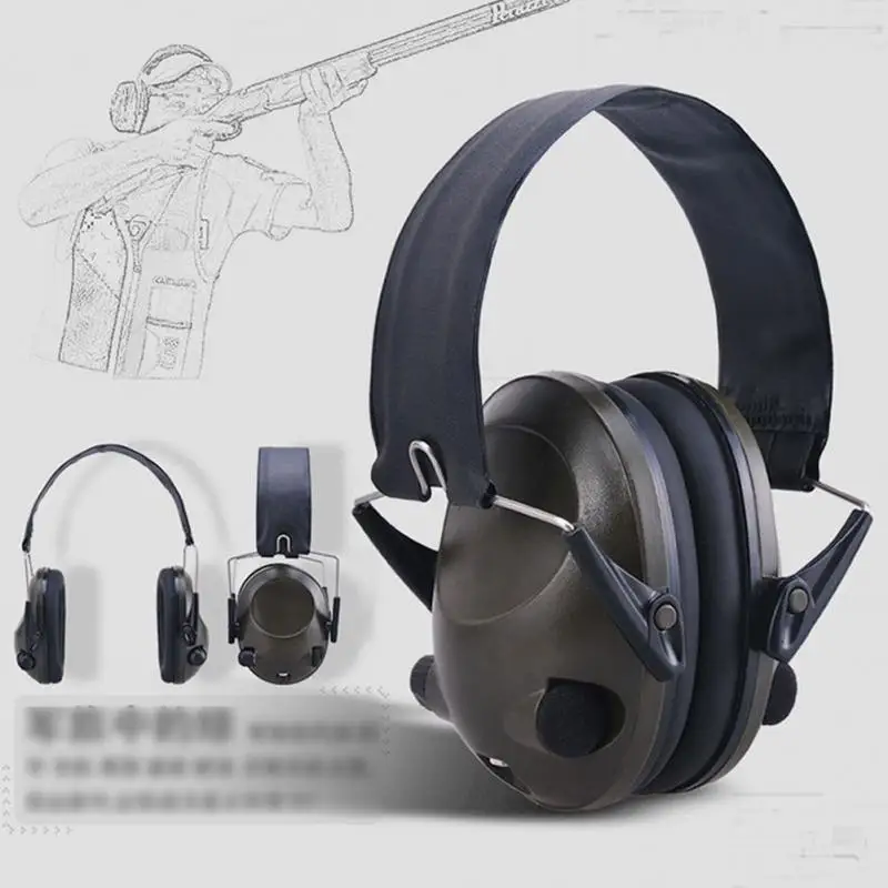 Noise Reduction Soft Portable Shooting Solid Adjustable Active Hunting Foldable Earmuffs Electronic Ear Protector
Noise Reduction Soft Portable Shooting Solid Adjustable Active Hunting Foldable Earmuffs Electronic Ear Protector