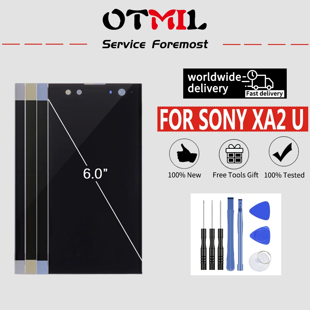 No dead pixels For SONY Xperia XA2 Ultra / C8 H4233 H4213 H3213 H3223 LCD Display Touch Screen with Frame Digitizer Display LCD#
No dead pixels For SONY Xperia XA2 Ultra / C8 H4233 H4213 H3213 H3223 LCD Display Touch Screen with Frame Digitizer Display LCD#