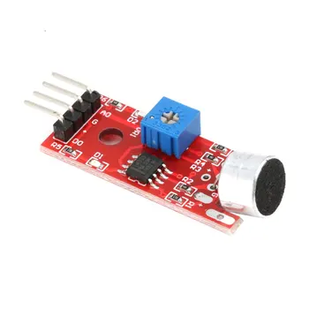 KY-037 4pin Voice Sound Detection Sensor Module Microphone Transmitter Smart Robot Car for Arduino Electronic DIY Tool
KY-037 4pin Voice Sound Detection Sensor Module Microphone Transmitter Smart Robot Car for Arduino Electronic DIY Tool