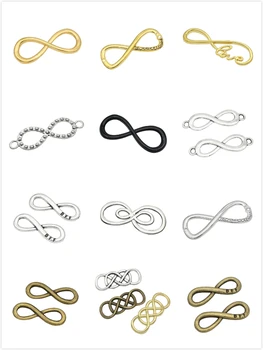 Infinity Charm Antique Silver Brass Gold Copper Infinity Love Hope Heart Connector Charms 20~120pcs/lot
Infinity Charm Antique Silver Brass Gold Copper Infinity Love Hope Heart Connector Charms 20~120pcs/lot