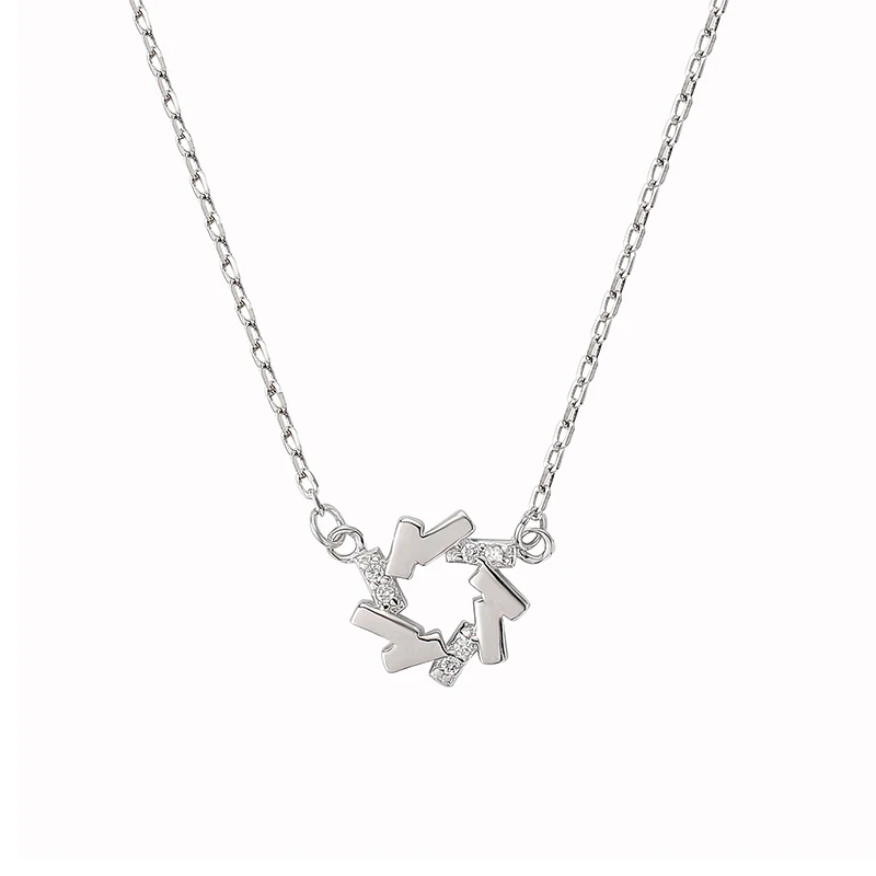 Mini 925 sterling silver necklace ladies choker short chain geometry rotating necklace pendant fashion sterling silver jewelry
Mini 925 sterling silver necklace ladies choker short chain geometry rotating necklace pendant fashion sterling silver jewelry