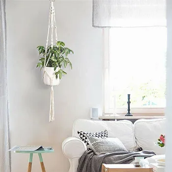 Hot Sales Handmade Hanging Baskets New Macrame Plant Hanger Flower Hangers Holder for Wall Decoration Countyard Balcony Garden
Hot Sales Handmade Hanging Baskets New Macrame Plant Hanger Flower Hangers Holder for Wall Decoration Countyard Balcony Garden