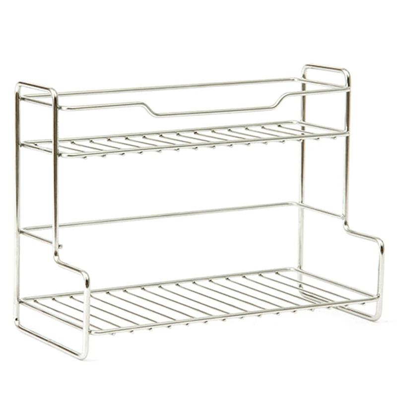 L-Shape Stainless Steel Storage Rack Multifunction 2 Layer Kitchen Bathroom Storage Shelves 2 Tier Desk Organizer
L-Shape Stainless Steel Storage Rack Multifunction 2 Layer Kitchen Bathroom Storage Shelves 2 Tier Desk Organizer