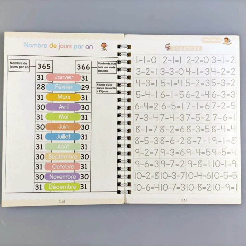 Zeszyt do nauki liczb w języku francuskim dla dzieci - praktyka kaligrafii - Wianko - 29