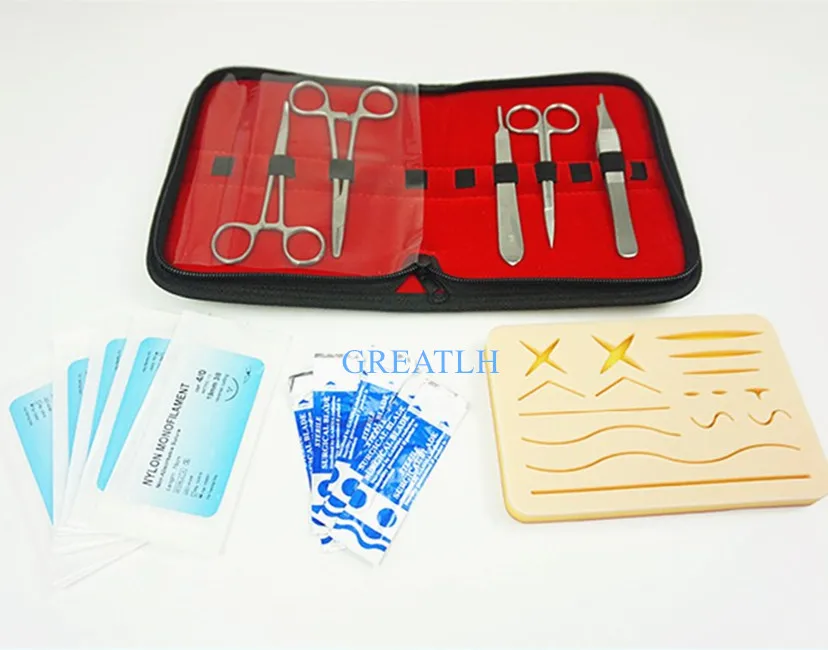 Surgical Suture Model Training Kit Skin Operate Suture Practice Model Training Kit Needle Scissors Tool
Surgical Suture Model Training Kit Skin Operate Suture Practice Model Training Kit Needle Scissors Tool