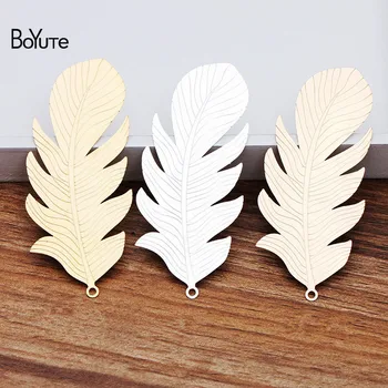 BoYuTe (10 Pieces/Lot) Metal Brass Corrosion Sheet 87*38MM Big Feather Pendant Diy Hand Made Jewelry Materials Wholesale
BoYuTe (10 Pieces/Lot) Metal Brass Corrosion Sheet 87*38MM Big Feather Pendant Diy Hand Made Jewelry Materials Wholesale