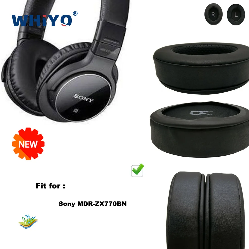 

New Upgrade Replacement Ear Pads for Sony MDR-ZX770BN Headset Parts Leather Cushion Velvet Earmuff Earphone Sleeve Cover