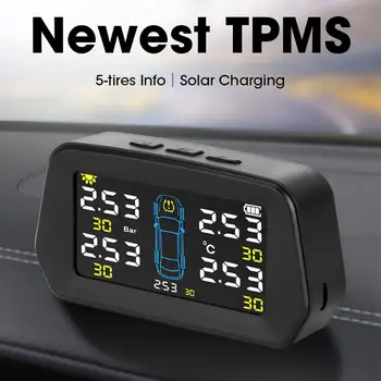 Car Tire Pressure Sensor Temperature Warning Fuel Save Car Tyre Pressure Monitor System Tyre Pressure Control TPMS for 5 Tires
Car Tire Pressure Sensor Temperature Warning Fuel Save Car Tyre Pressure Monitor System Tyre Pressure Control TPMS for 5 Tires