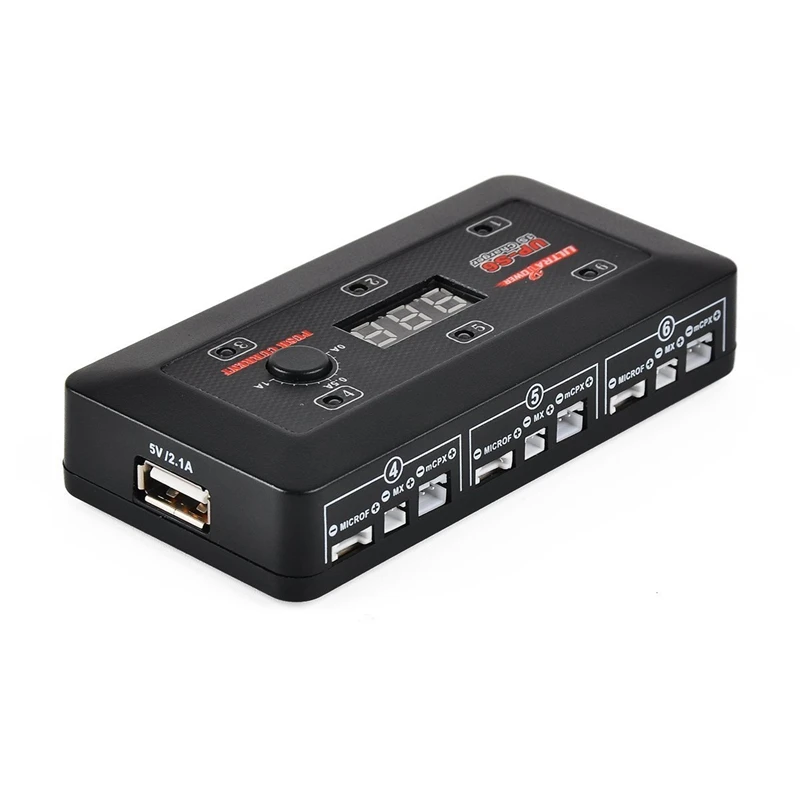 UP-S6 1S LiPo Battery Charger LiPo/LiHV Charger for Blade Inductrix Tiny Whoop MCX MCPX Micro-Losi Connector
UP-S6 1S LiPo Battery Charger LiPo/LiHV Charger for Blade Inductrix Tiny Whoop MCX MCPX Micro-Losi Connector