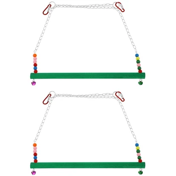 2 Pcs Wooden Chicken Swing Handmade Bird Swing Toy Pet Swing Chewing Toys for Large Birds Parrots Hens Pet Trainning 
2 Pcs Wooden Chicken Swing Handmade Bird Swing Toy Pet Swing Chewing Toys for Large Birds Parrots Hens Pet Trainning