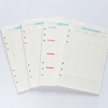 40 Sheets A6 Size Loose Leaf Filler Papers Notebook for Diary Weekly Monthly Notepad School Office Students Stationery Supplies
40 Sheets A6 Size Loose Leaf Filler Papers Notebook for Diary Weekly Monthly Notepad School Office Students Stationery Supplies