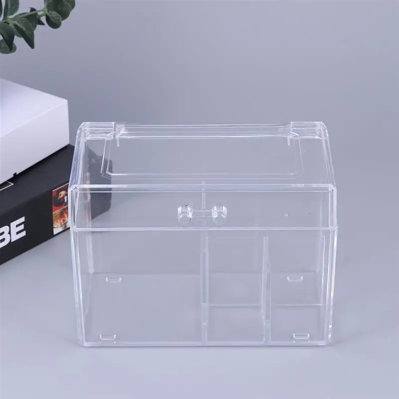 OUNONA Cotton Swab Storage Box Transparent Cosmetic Cotton Pads Organiser Holder Makeup Lipstick Container Case with Lid 
OUNONA Cotton Swab Storage Box Transparent Cosmetic Cotton Pads Organiser Holder Makeup Lipstick Container Case with Lid