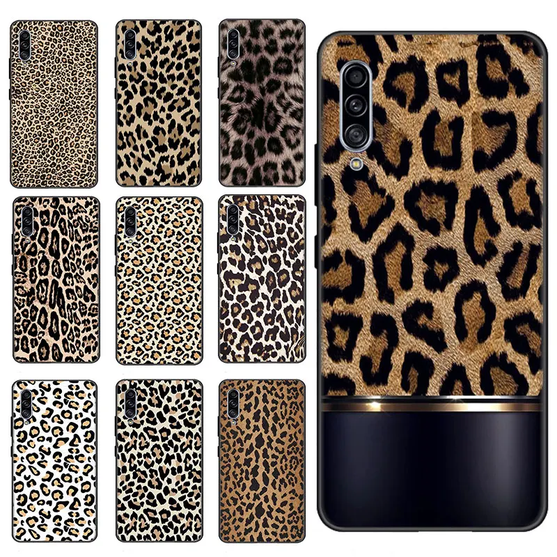 Phone Case for Samsung Galaxy A30 A51 A50 A71 A12 A32 A52 4G 5G Cover Leopard Print Cool | Мобильные телефоны и