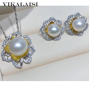 YIKALAISI 925 Sterling Silver Jewelry Pearl sets 2020 Fine Natural Pearl jewelry7-8mm/10-11mm sets For Women wholesale
YIKALAISI 925 Sterling Silver Jewelry Pearl sets 2020 Fine Natural Pearl jewelry7-8mm/10-11mm sets For Women wholesale