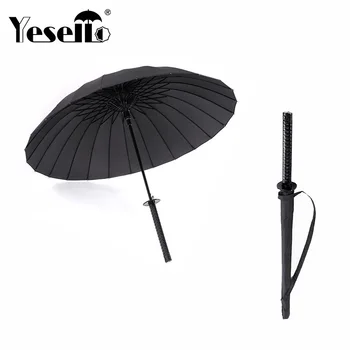 Yesello Creative Long Handle Large Windproof Samurai Sword Umbrella Japanese Ninja-like Sun Rain Straight Umbrella Manual Open
Yesello Creative Long Handle Large Windproof Samurai Sword Umbrella Japanese Ninja-like Sun Rain Straight Umbrella Manual Open