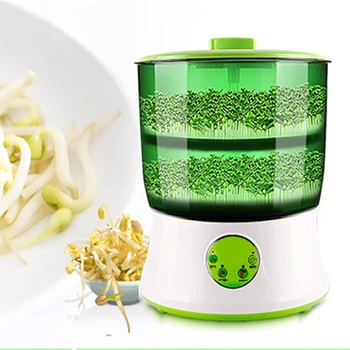 Vegetable Tool Two Layers Bean Sprouts Maker Intelligent Automatic Household Large Capacity Thermostat Green Seeds Growing
Vegetable Tool Two Layers Bean Sprouts Maker Intelligent Automatic Household Large Capacity Thermostat Green Seeds Growing