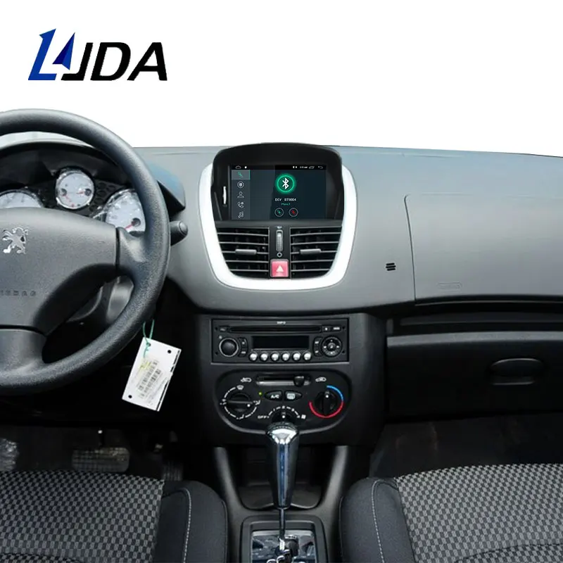 LJDA 1 Din Android 10 0 Автомобильный DVD плеер для peugeot 207 207CC 2007 2008 2009 2010 2011 2012 2013 2014 WiFi радио