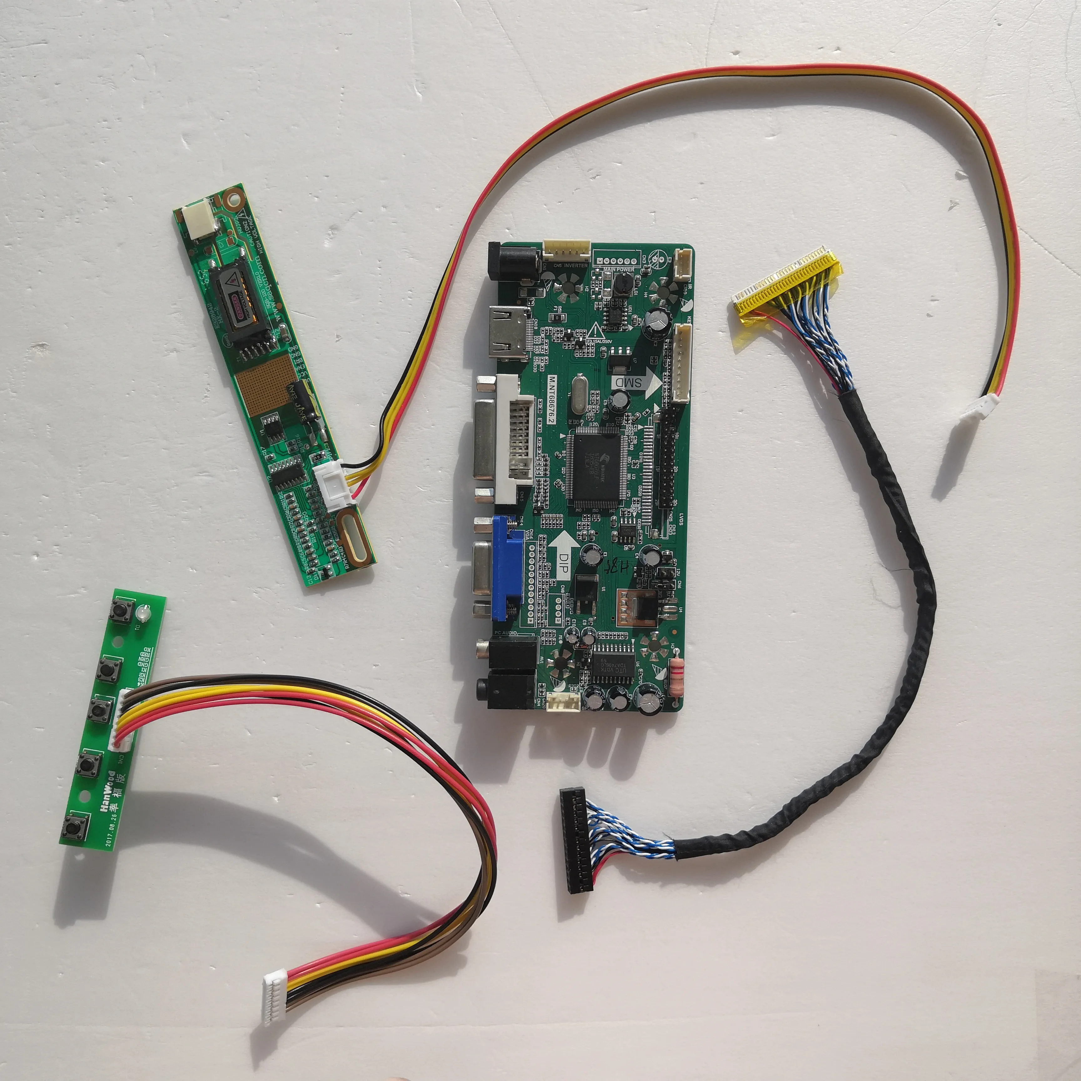 M.NT68676 HDMI DVI VGA LCD DIY контроллер платы драйвера комплект для B150XG01 V2/V7/V8 1024X768 панель