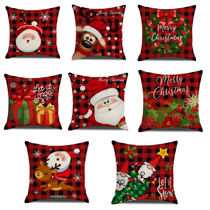 2023 New Christmas Buffalo Plaid Throw Pillow for Case Cartoon Santa Gnome Elk Wreath Snowflake Patterns Print Holiday Cushion
2023 New Christmas Buffalo Plaid Throw Pillow for Case Cartoon Santa Gnome Elk Wreath Snowflake Patterns Print Holiday Cushion