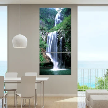 Waterfall picture landscape painting green poster canvas art print living room bedroom hotel mural home decoration
Waterfall picture landscape painting green poster canvas art print living room bedroom hotel mural home decoration